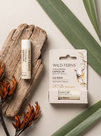 Wild Ferns Lanolin Lip Balm 4.2g